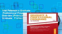 Trial Peterson s Graduate   Professional Programs: An Overview (Peterson s Graduate   Professional
