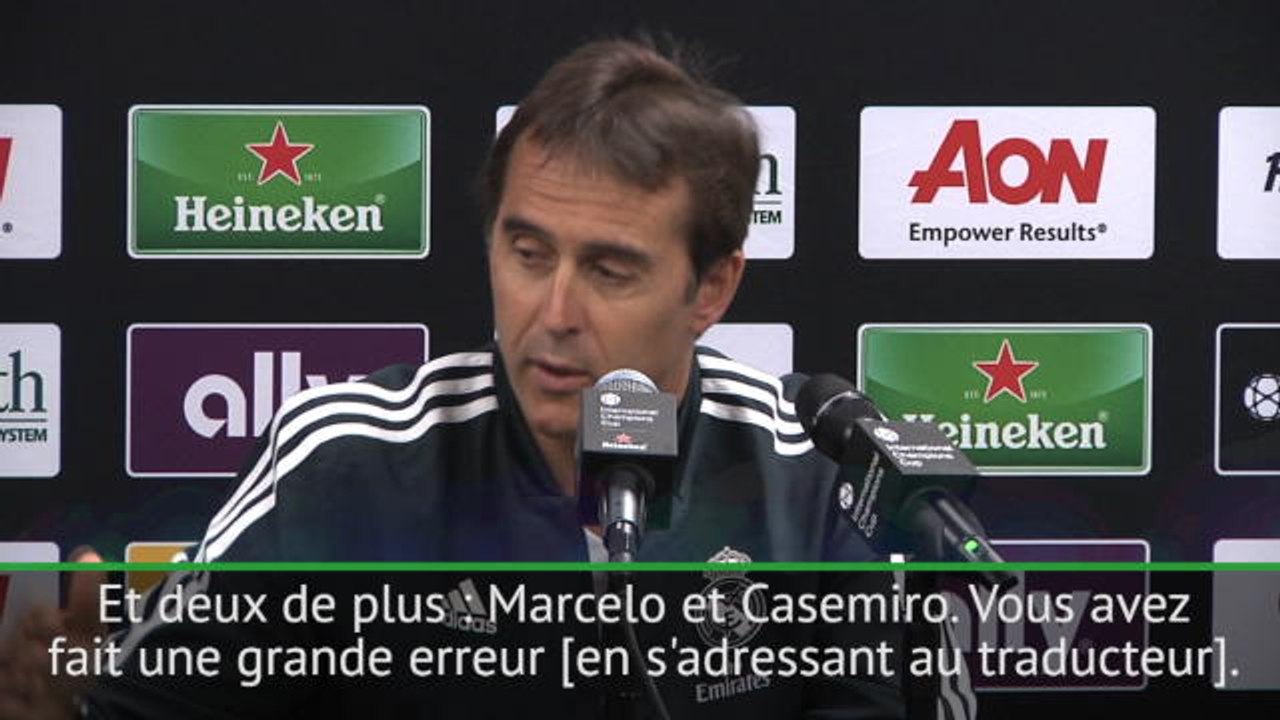 Real Madrid - Quand Lopetegui reprend son traducteur