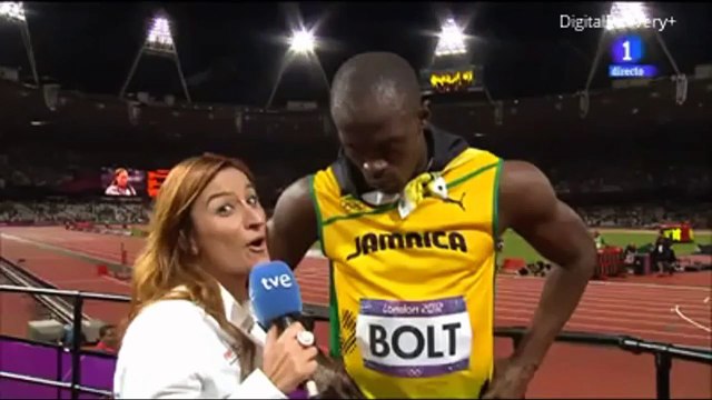Usain Bolt Stops Interview at Olympics To Salute The U S National Anthem Mad Respect Usain