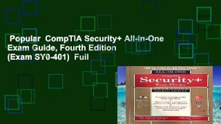 Popular  CompTIA Security+ All-in-One Exam Guide, Fourth Edition (Exam SY0-401)  Full