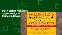 Open EBook Webster s Spanish-English Dictionary for Students, Second Edition online