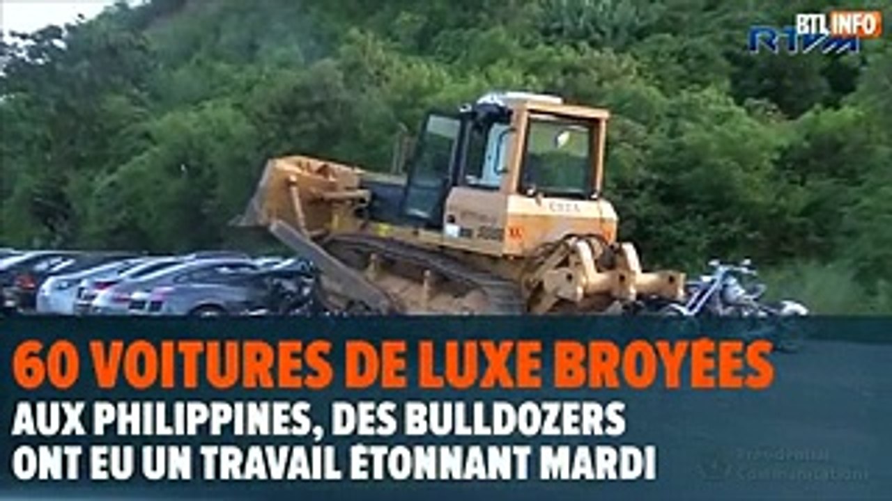 Philippines: 60 voitures de luxe broyées