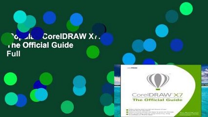 Popular  CorelDRAW X7: The Official Guide  Full