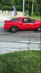 Spor arabayla gaza bastı sonra da kontrol edemedi