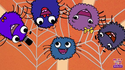 FINGER FAMILY | Spooky Spiders | NEW VIDEO | Mother Goose Club Finger Family