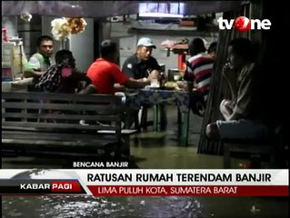 Banjir Rendam Ratusan Rumah di Sumatera Barat