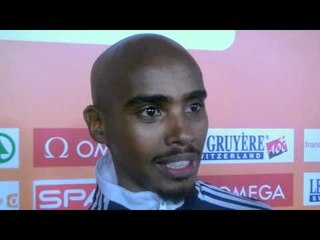 Mo Farah (GBR) after 3.000m final