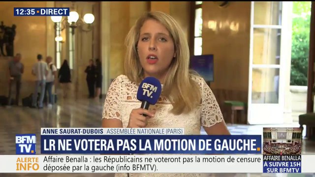 Affaire Benalla: le groupe Les Républicains ne votera pas la motion de censure de la gauche