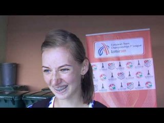 Bianca Razor (ROM) after 400m, European Team Championships Izmir
