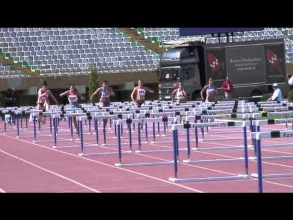 100m hurdles women heat 1, European Team Champi...