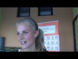 Karin Storbacka (FIN) after 800m, European Team Championships Izmir