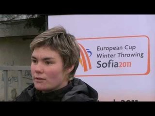 Sabine Rumpf (GER) after discus throw group A