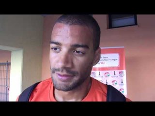 Patrick van Luijk (NED) after 200m, European Team Championships Izmir