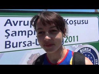 Denisa Lonela Dragomir (ROU) after winning Junior Womens race