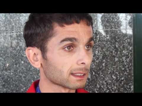 Ahmet Arslan (TUR) after winning the European Mountain Running Championships