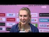 Anna Yaroshchuk (UKR), 400m Hurdles Women - flash interview (ECH U23 Ostrava 2011)