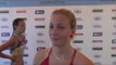 Isabelle Pedersen (NOR) after winning serie 100m hurdles