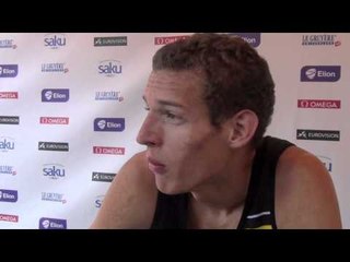 Dylan Borlée (BEL) after 4x400m Relay, heat 1