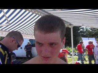 Anton Palzer (GER) after the European Mountain Running Championships