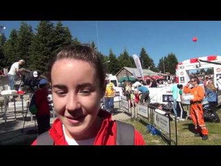 Anda Thomas (CRO) after the European Mountain Running Championships, Bursa