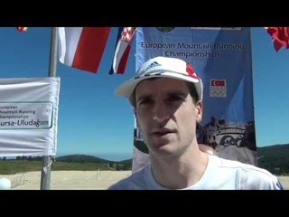 Georges Burrier (FRA) before European Mountain Running Championships, Bursa
