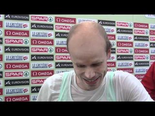 Bostjan Buc (SLO) after participating in the men's race