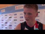 Jack Meredith (GBR) after winning 110m hurdles