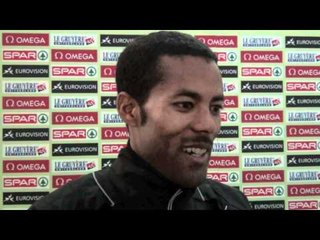 Atelaw Bekele (BEL) after winning gold in men's race