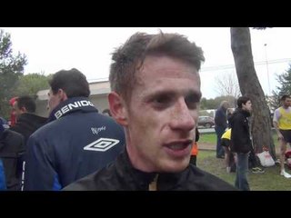 Andrea Lalli (G.S. Fiamme Gialle) after his 2nd place at ECCC CX in Castellón