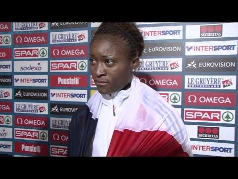 ECH2012 Helsinki Day 4 Ida Antoinette NANA DJIMOU (FRA)
