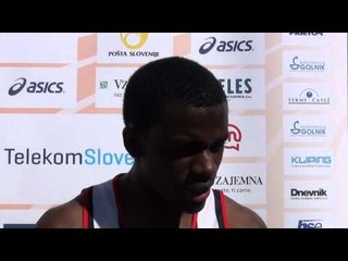 Dean Oamen (GBR) after 3rd place in triple jump