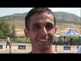 Ahmet Arslan (TUR) after winning the senior Men's race, Denizli