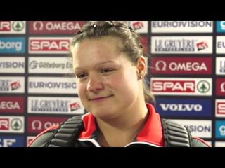CHRISTINA SCHWANITZ (GER) -- WOMEN'S SHOT PUT GOLD MEDALLIST