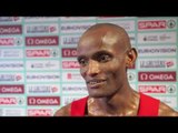 Tarik Langat Akdag (TUR) after winning the 3000m steeple at Gateshead 2013 ETCH