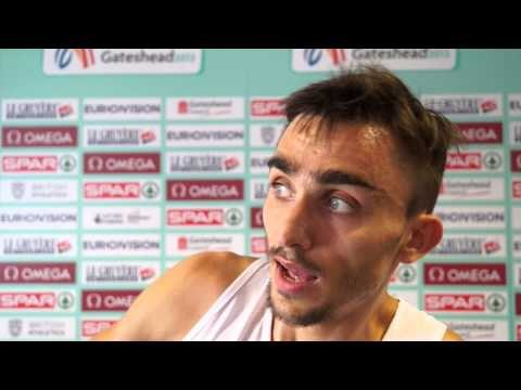 Adam Kszczot (POL) after winning the 800m at Gateshead 2013