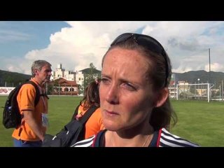 Sonia Samuels (GBR) after the EC 10.000m, Pravets