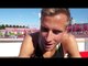 Rasmus Mägi (EST) after the semi-finals of the 400m hurdles, Tampere 2013