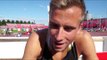 Rasmus Mägi (EST) after the semi-finals of the 400m hurdles, Tampere 2013
