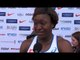 Antoinette Nana Djimou (FRA) after the first day at EC Combined Events Super League, Tallinn 2013