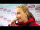 Isabelle Pedersen (NOR) after personal best in the long jump at Gateshead 2013 ETCH