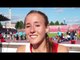 Selina Büchel (SUI) after winning bronze in the 800m, Tampere 2013