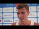 Nikolaus Franzmaier (AUT) after Round 1 of the 110m Hurdles, Rieti 2013