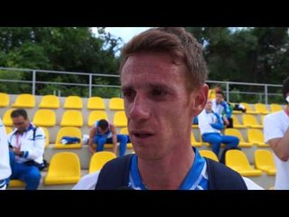 Andrea Lalli (ITA) after the EC 10.000m, Pravets