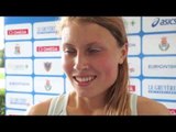 Marusa Mismas (SLO) after winning the silver in the 3000m Steeple, Rieti