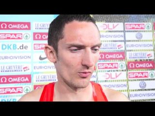 Silvio Schirrmeister (GER) after 2nd place in 400mh