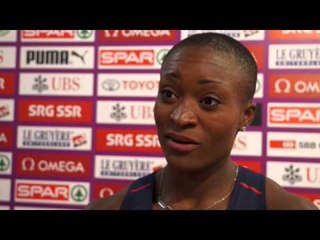 Antoinette Nana Djimou (FRA), after 1st Day Hepathlon Women