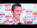 Yoann Kowal (FRA) after winning 3000m Steeplechase