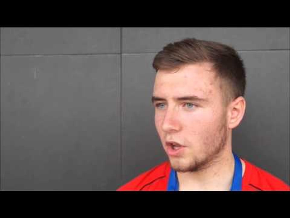 Fellan McGuignan (GBR) after winning Hammer Throw Castelllon