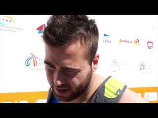Mesud Pezer (BIH) after winning Shot Put U23 Men