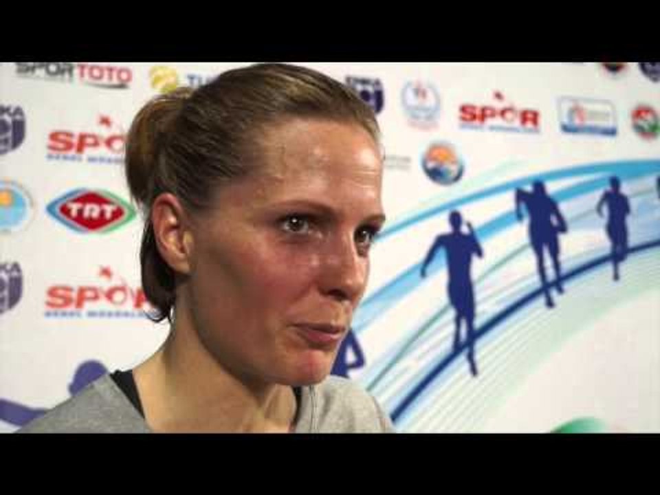 Sara Sig Moller (DEN) after 5000m